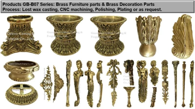 2custom Brass Lighting Lamp Parts Brass Decorations Parts with Brass Casting Crafts Brass