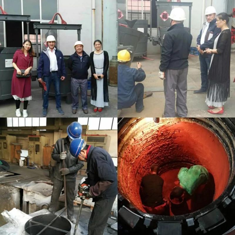 Hook Lifting Steel Barrel Hot Metal Ladle for Investment Casting