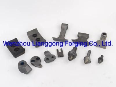 Custom Forged Horizontal Grinder Tip/Teeth/Striker Used in Forestry/Recycling