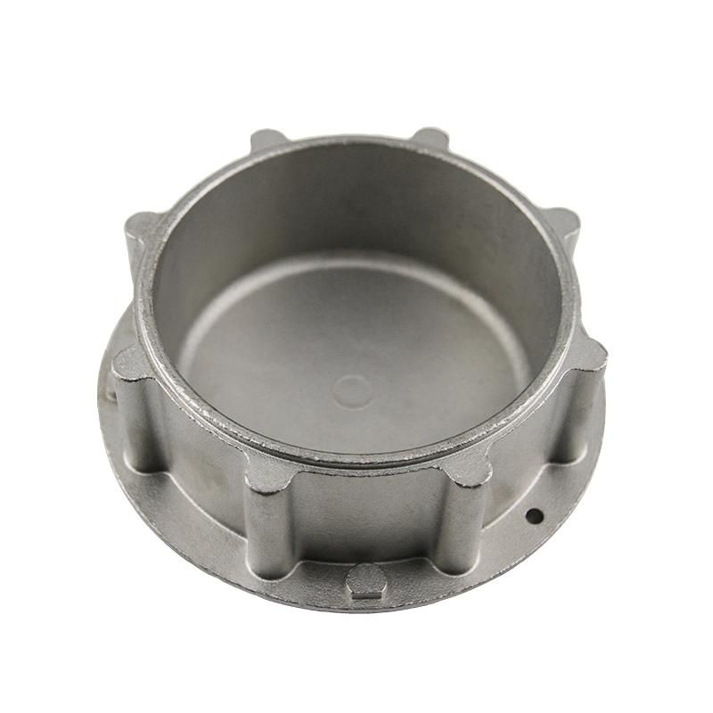 Polished Stainless Steel Pipe Fittings Pipe Cap Lost Wax Casting Machinery Parts