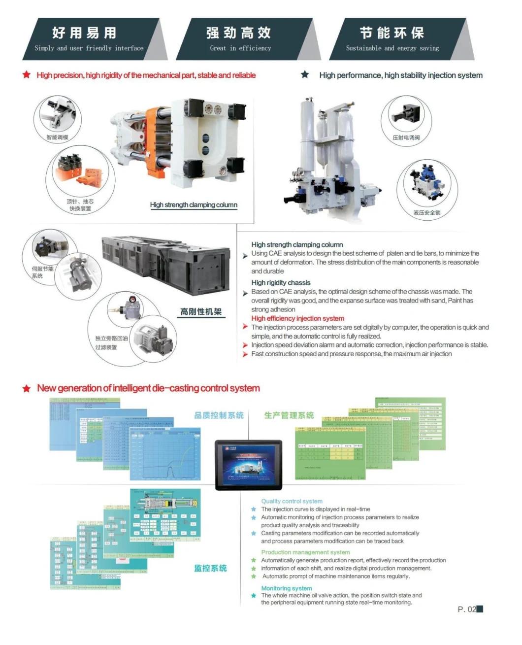 Cold Chamber Die Casting Machine for Aluminium (DCC-800 PLUS)