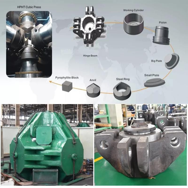 40cr Steel Forging Part for Super-Hard Materials Cubic Synthetic Diamond Press/ Hpht Diamond Making Machine
