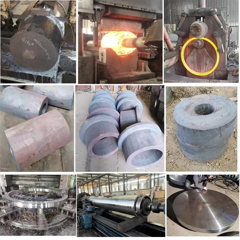 C1045 Carbon Steel Forging Ring Forging Round Steel Forging Round Plate Forging