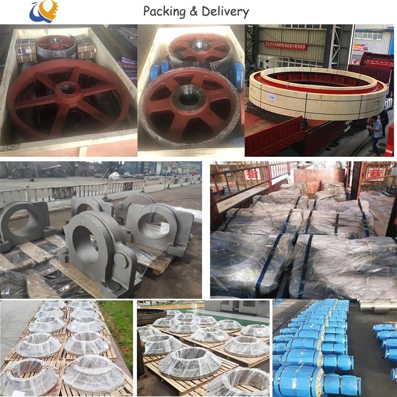 Custom Mining Machinery Lifting Parts Crane Large Diameter Casting Gray Iron Rope Sheave Pulley Wheel