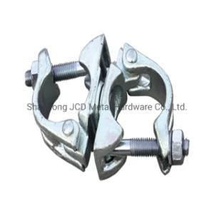 Galvanized Pipe Clamp Fittings / Scaffolding Sleeve Coupler Load Capacity