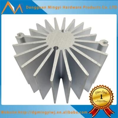 China Supplier LED Lamp Body Extrusion Profile Radiator for Die Casting