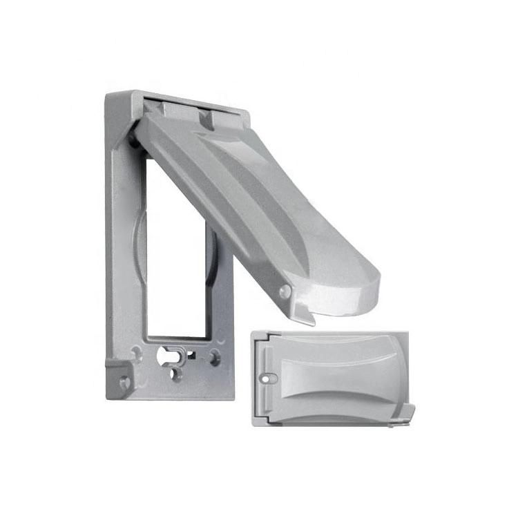 Custom Die Casting of Aluminum Weatherproof Electrical with Outdoor Outlet Box Cover