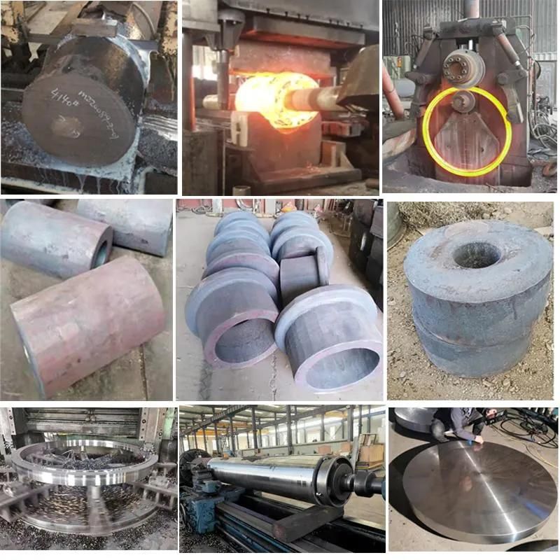 SS304 Disc Steel Forging Ring Forging Shaft Forging Cylinder Forging