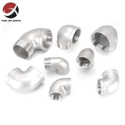 OEM Lost Wax Investment Precision Casting Pipe Fittings 304/316 Stainless Steel Elbow