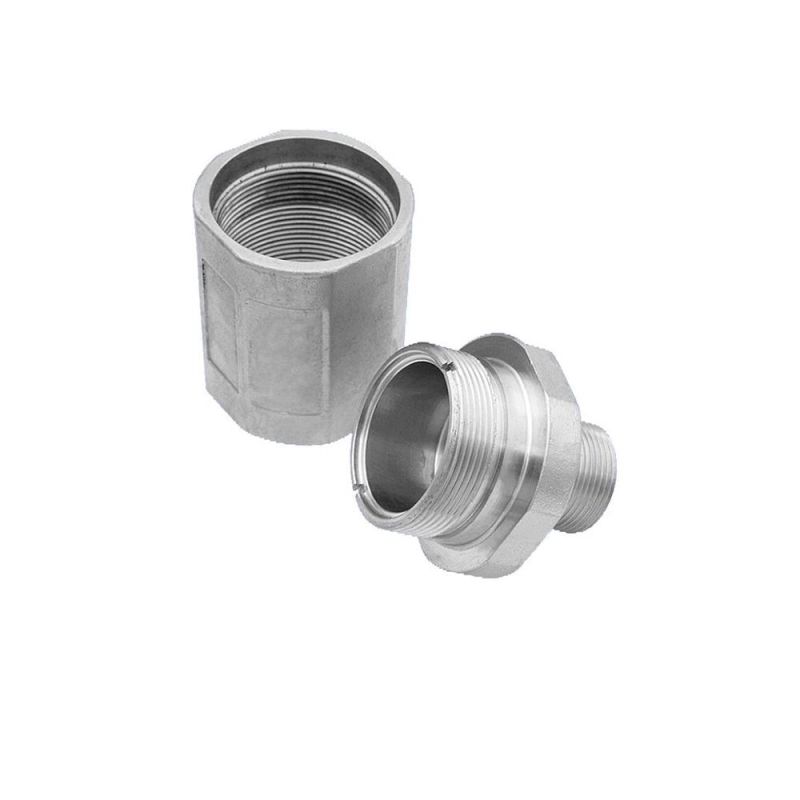 Stainless Steel Lost Wax Casting Impeller Flange Connector Threaded Pipe Fittings