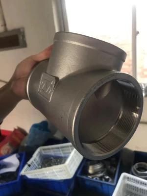 Investment Casting Machined Pipe Fittings Stainless Steel Pipe Fitting-Cast Tee