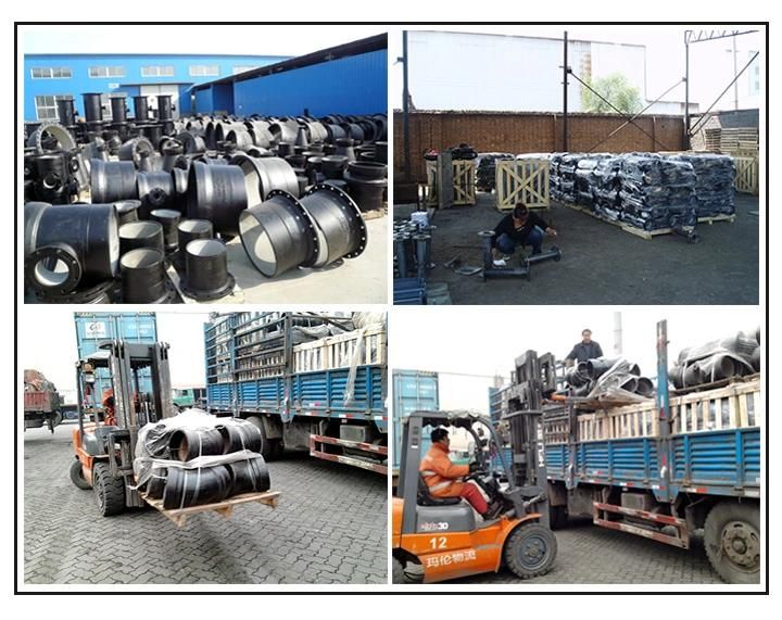 DIN Standard Round Black Ductile Cast Iron Surface Box for Gate Valve