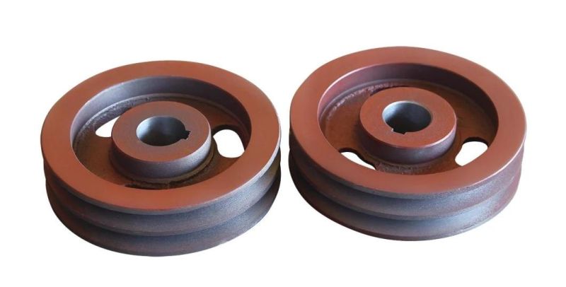 Iron Casting Pulley Flywheel Sand Casting Jaw Crusher Spare Parts