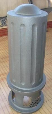Ductile Iron Casting Bollard with Black Painted for Urban Furniture Products