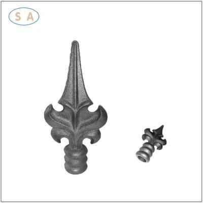 Cast Iron Decorative Part Wrought Iron Security Fence Hardware Art Ornamental Fence ...