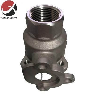 Stainless Steel Connector Flange Screwed Threaded Elbow Lost Wax Casting Pipe Fittings