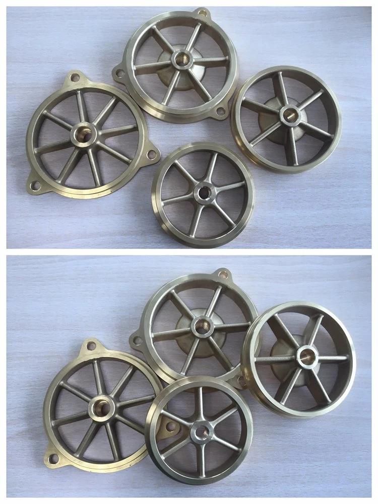Customized Metal Bronze Casting Wheel Foundry Construction Parts