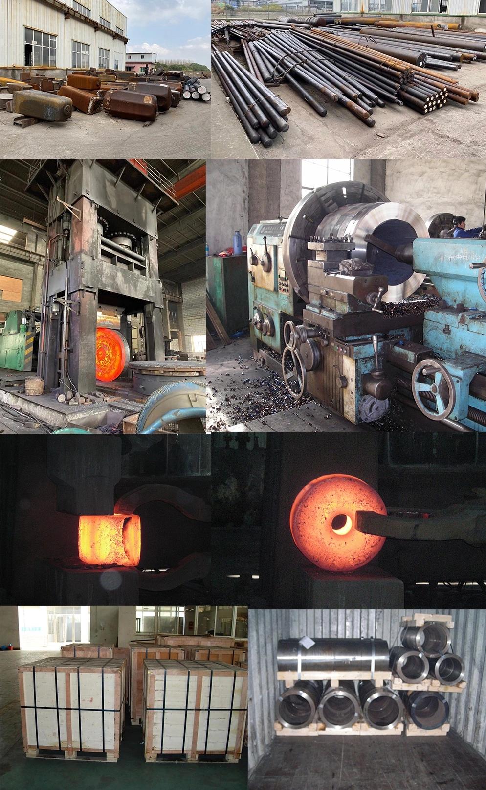 China ANSI B16.5 Slip on Raised Face Hollow Shaft Steel Forged Flange