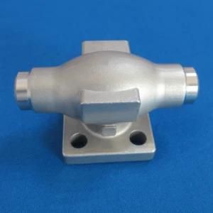 High Quality OEM Silver Plating Finish Aluminum Investment Lost Wax Casting Valve
