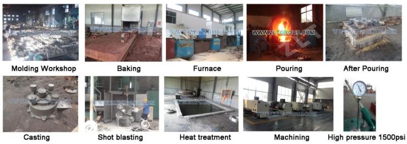 CNC Machining Processing Machinery Mining Casting Parts in Hardness 60 by Sand Casting