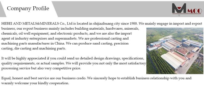 Customized Aluminum Precision Sand Casting Process Parts for Machining Parts