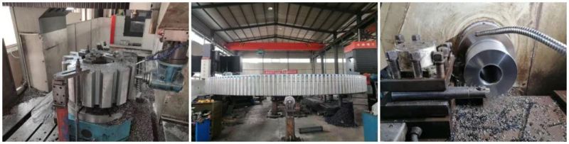 CNC Lathe Machining Casting Steel Large Size Customized Tyres Rotary Kiln