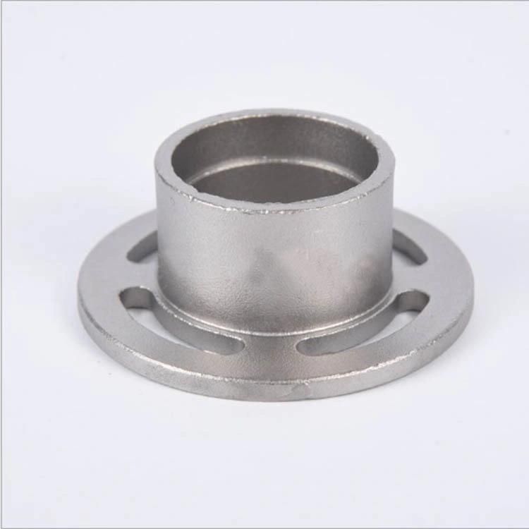 Customized Stainless Steel Flange Base Connector Elbow Lost Wax Casting Pipe Fittings