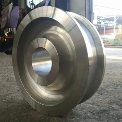 Heavy Mining Part Casting 40cr Steel Large Railway Wheels