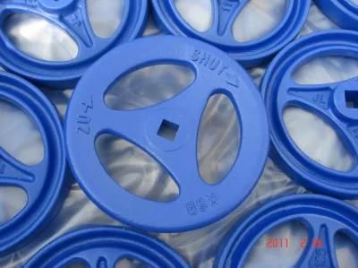 Sand Casting Ductile Iron Casting Hand Wheel with Paint Spraying