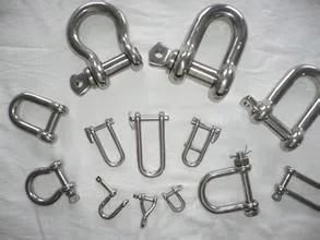 4mm-32mm JIS Standard Commercial Type Stainless Steel D Shackle