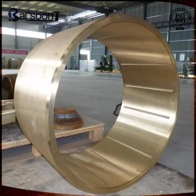 Customized Centrifugal Casting Brass/Bronze/Copper Bushing with Machining in China