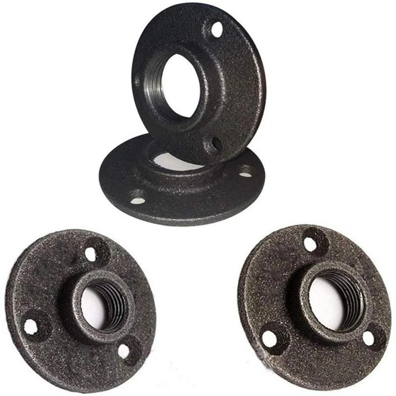 Holes Floor Flange with Casting Process for Pipe Fittings DN20
