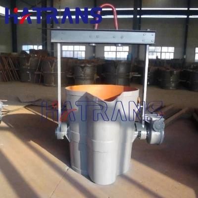 Iron Ladle for Casting Used in Steelmaking Plants and Foundries Carry out Pouring ...