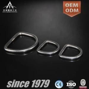 High Quality OEM D-Ring Stainless Steel Casting Rigging D-Ring with CNC Machining