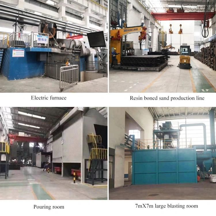 Ductile Iron Sand CNC Gantry / Milling / Lathe Machine Bed Casting