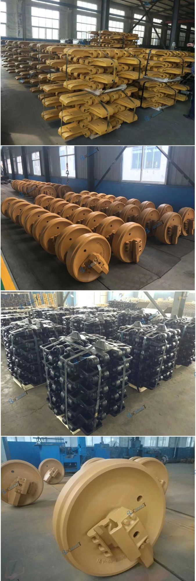 Sand Casting Front Idler/Idler Wheel/Front Idler Group with Painting