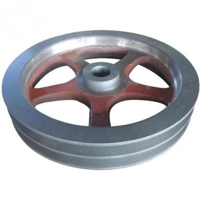 OEM Large Cast Steel Wire Rope Lifting Pulley Wheels Crane Sheaves Crane Wheel Pulley