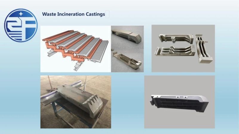 Cast Heat Resistant Part for Waste Treatment Furnace