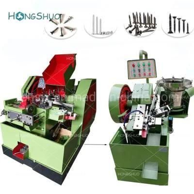 One Station 1- Die-2 Blow Cold Forging Heading Machine for Screw Making with Thread ...