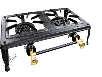 Cast Iron Stove Boilling Table Double Burner