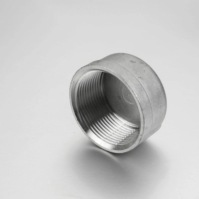 Investment Casting Stainless Steel Metal Threaded Fitting Screwed Hexagon Cap Pipe Fitting for Valve Accessories Lost Wax Casting