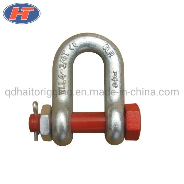 4mm-32mm JIS Standard Commercial Type Stainless Steel D Shackle