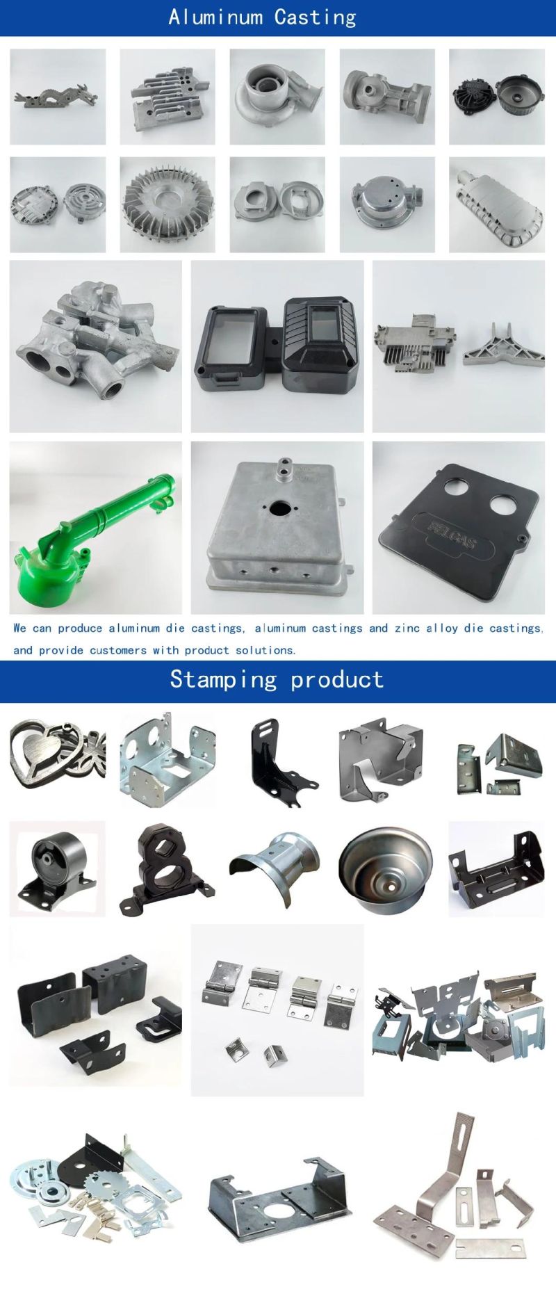 OEM Custom Die Casting Aluminum Automotive Metal Parts Custom Manufacturing Metal Parts