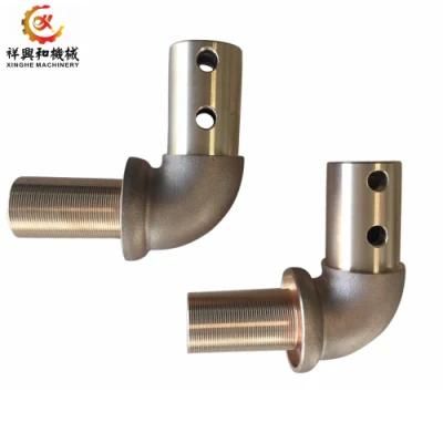Brass Sand Casting Pipe Fitting with Blasting for Water Facilities
