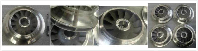 Aluminum Alloy Low Pressure Casting Closed Impeller Is Used for Conveying Slurry and Solid Suspended Liquid