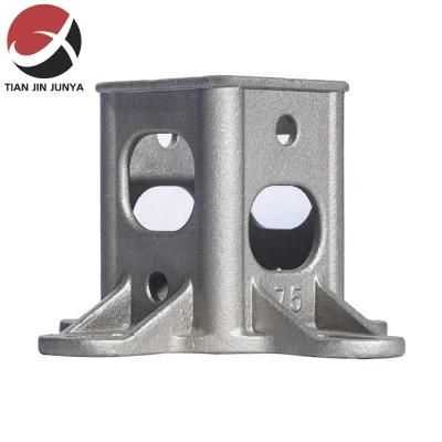 Customized Stainless Steel Square Pipe Fittings Lost Wax Casting Marine Hardware Parts