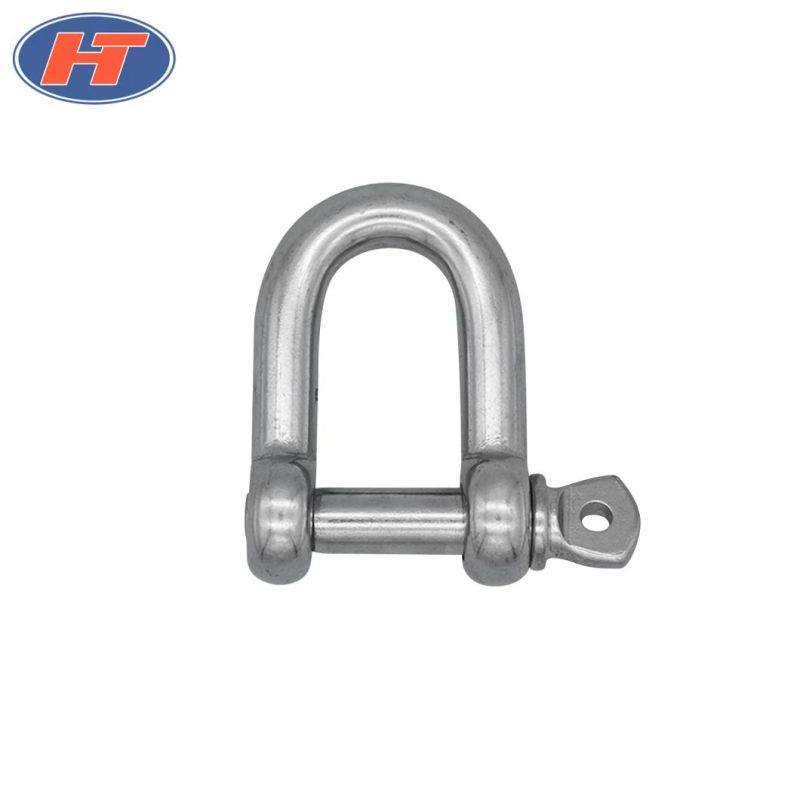 Standard Commercial EU Type Stainless Steel D Shackle