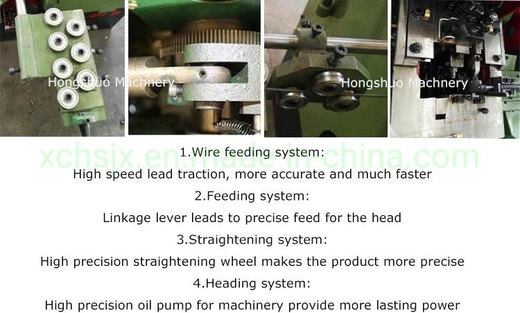Automatic High Speed 1-Die 2-Blow Cold Heading Bolt Screw Making Machines