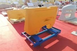 16 Ton Counter Weights for Forestry Machinery Accurate Dimension