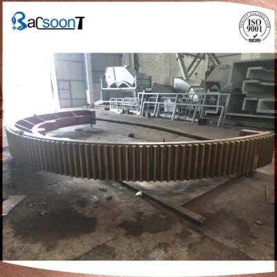 Customized Large Diameter Casting Steel Spur Gear Wheelcoal Mill Girth Gearrotary Kiln ...